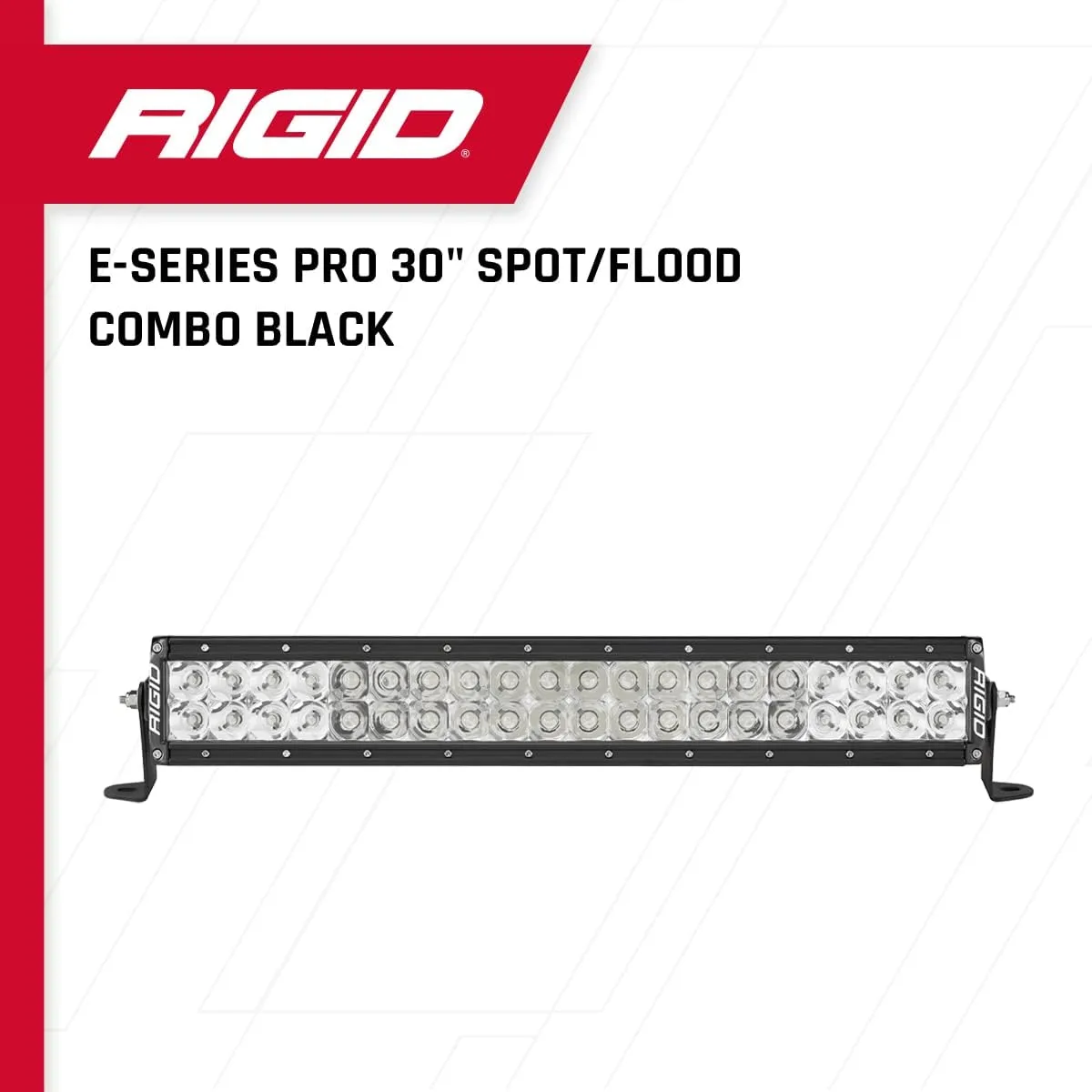 RIGID Industries E-Series PRO LED Light, Spot/Flood Optic Combo, 30 Inch, Black Housing (130313)