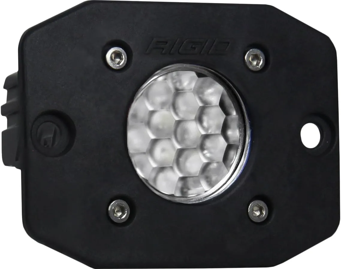 Rigid Industries 20631 Black Flush Mount (Ignite LED Diffused)