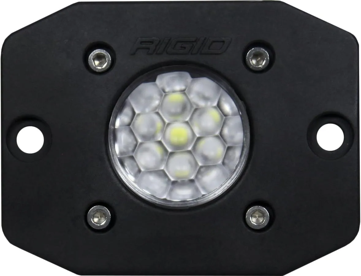 Rigid Industries 20631 Black Flush Mount (Ignite LED Diffused)