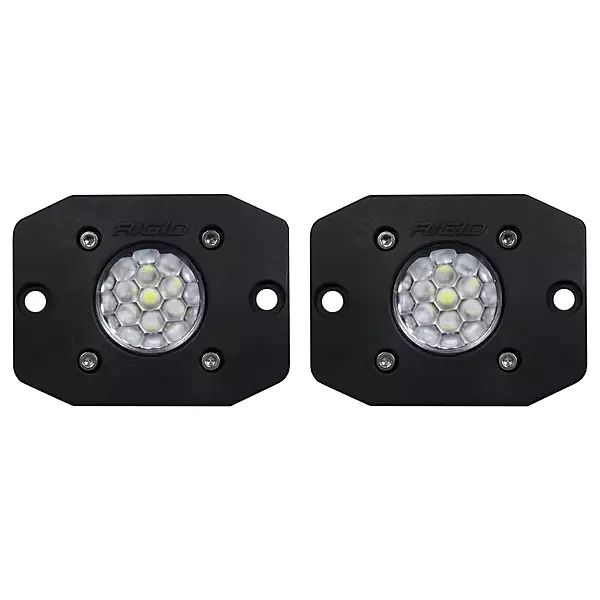 RIGID INDUSTRIES Ignite Backup Kit Black Flood Flush Mount: Mounting Accessories For Offroad Use