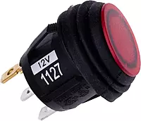 RIGID INDUSTRIES Lighted Rocker Switch, Regular: LED Indicator Light Switch
