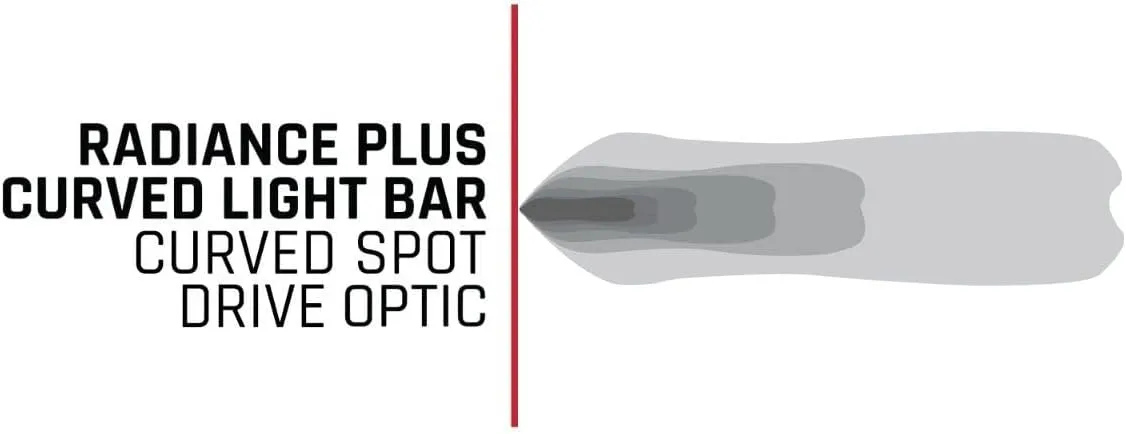 RIGID Industries 340053 Radiance+ Curved 40 Inch RGBW Light Bar