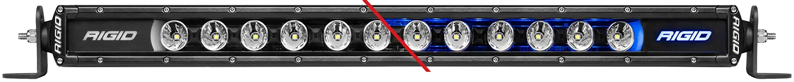 Rigid Radiance Plus SR-Series LED Light, 8 Option RGBW Backlight, (30), Black