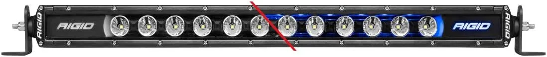Rigid Industries Radiance Plus SR-Series LED Light, 8 Option RGBW Backlight, (40)