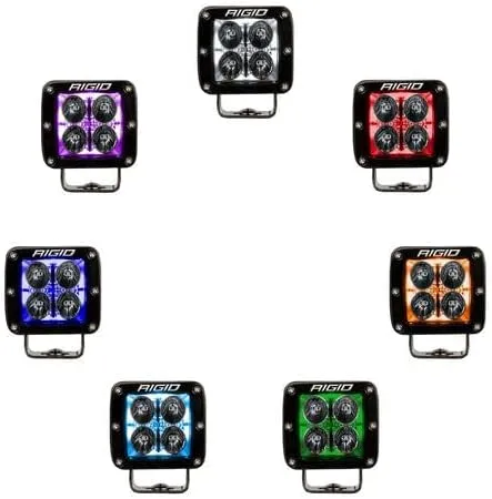 RIGID Industries 202053 Radiance+ Pod RGBW | Pair Multi Color