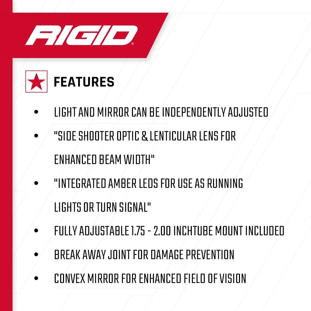 RIGID REFLECT LAMP SET/2