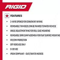 RIGID REFLECT LAMP SET/2