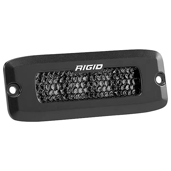RIGID Industries SR-Q Series PRO Spot Diffused LED - Flush Mount - Pair - Black