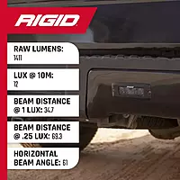 RIGID Industries SR-Q Series PRO Spot Diffused LED - Flush Mount - Pair - Black