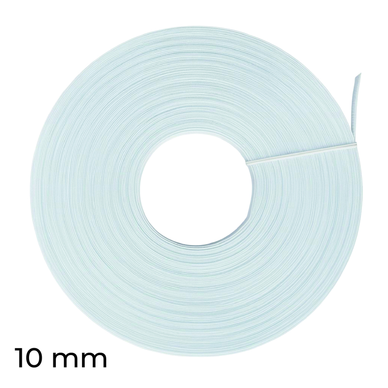 Varilla Para Costura 10mm Color Blanco Rollo por 50 Yardas Varilla Para Costura 10mm Color Blanco Rollo por 50 Yardas
