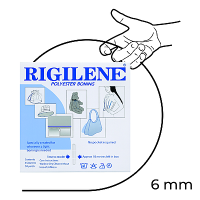 Varilla Para Costura 6mm Color Blanco Rollo por 50 Yardas Varilla Para Costura 6mm Color Blanco Rollo por 50 Yardas