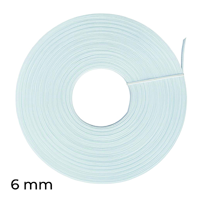 Varilla Para Costura 6mm Color Blanco Rollo por 50 Yardas Varilla Para Costura 6mm Color Blanco Rollo por 50 Yardas