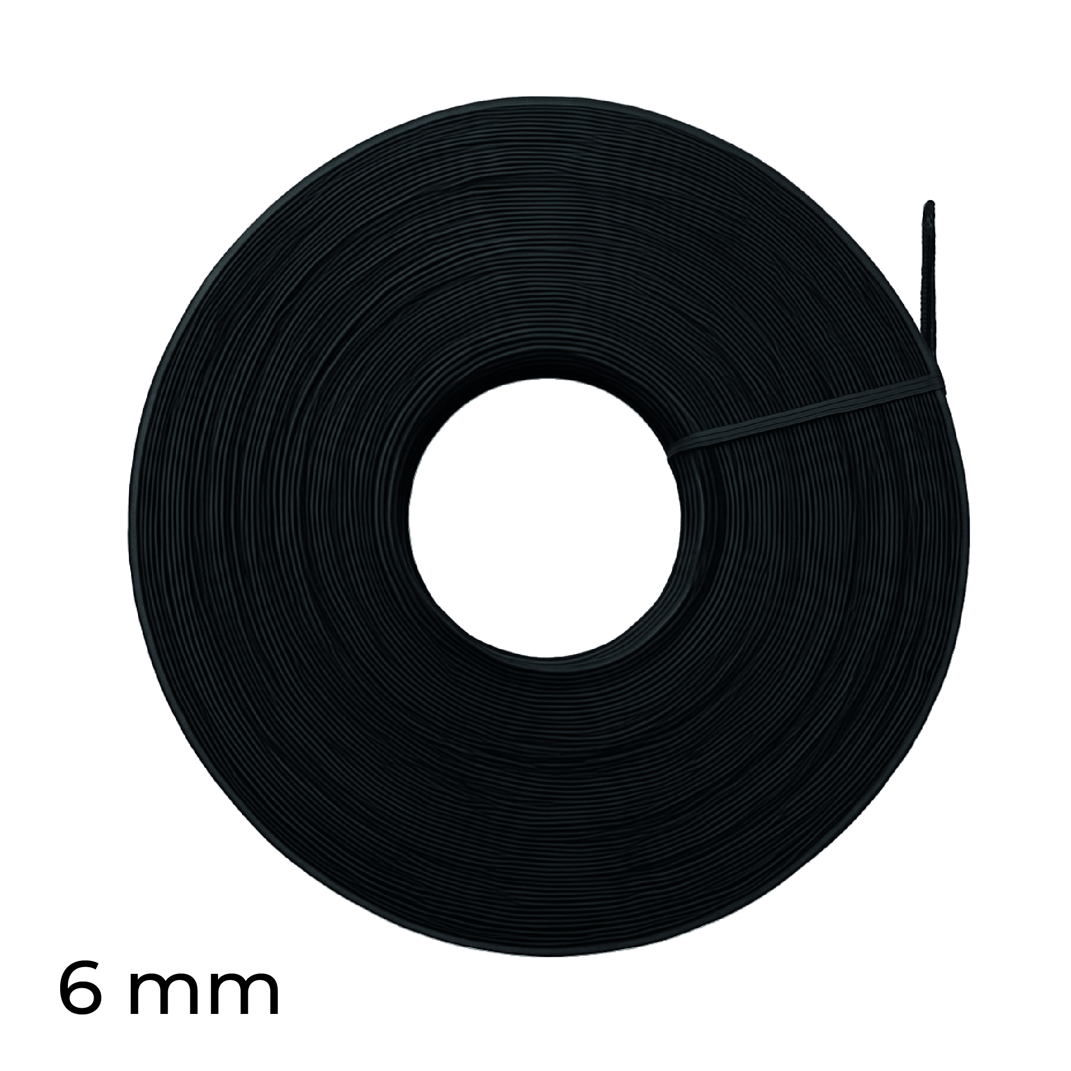 Varilla Para Costura 6mm Color Negro Rollo por 50 Yardas Varilla Para Costura 6mm Color Negro Rollo por 50 Yardas