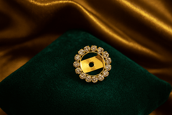 RING WHITE STONE ATTACHER