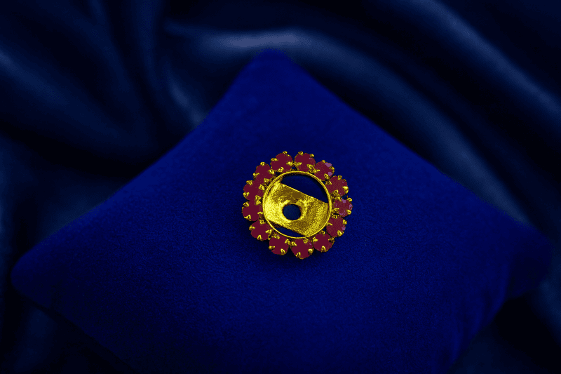 RING RUBY STONE ATTACHER