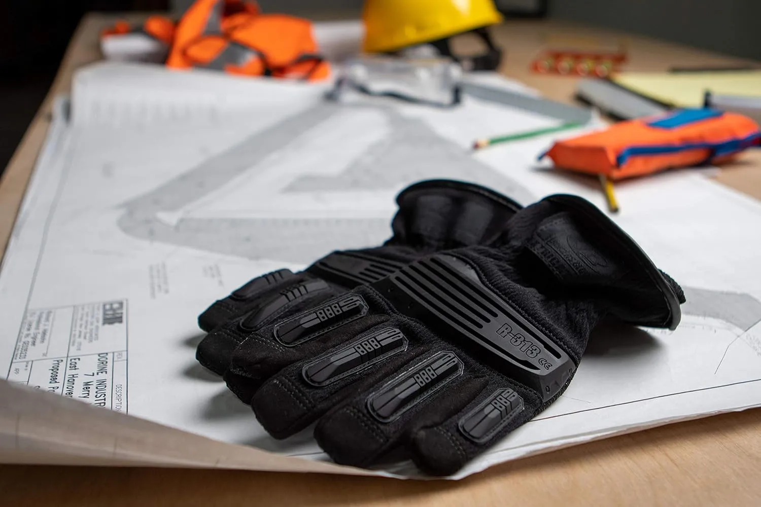 Ansell Ringers R-313 Extrication Cut-Resistant Gloves with TPR Impact Protection