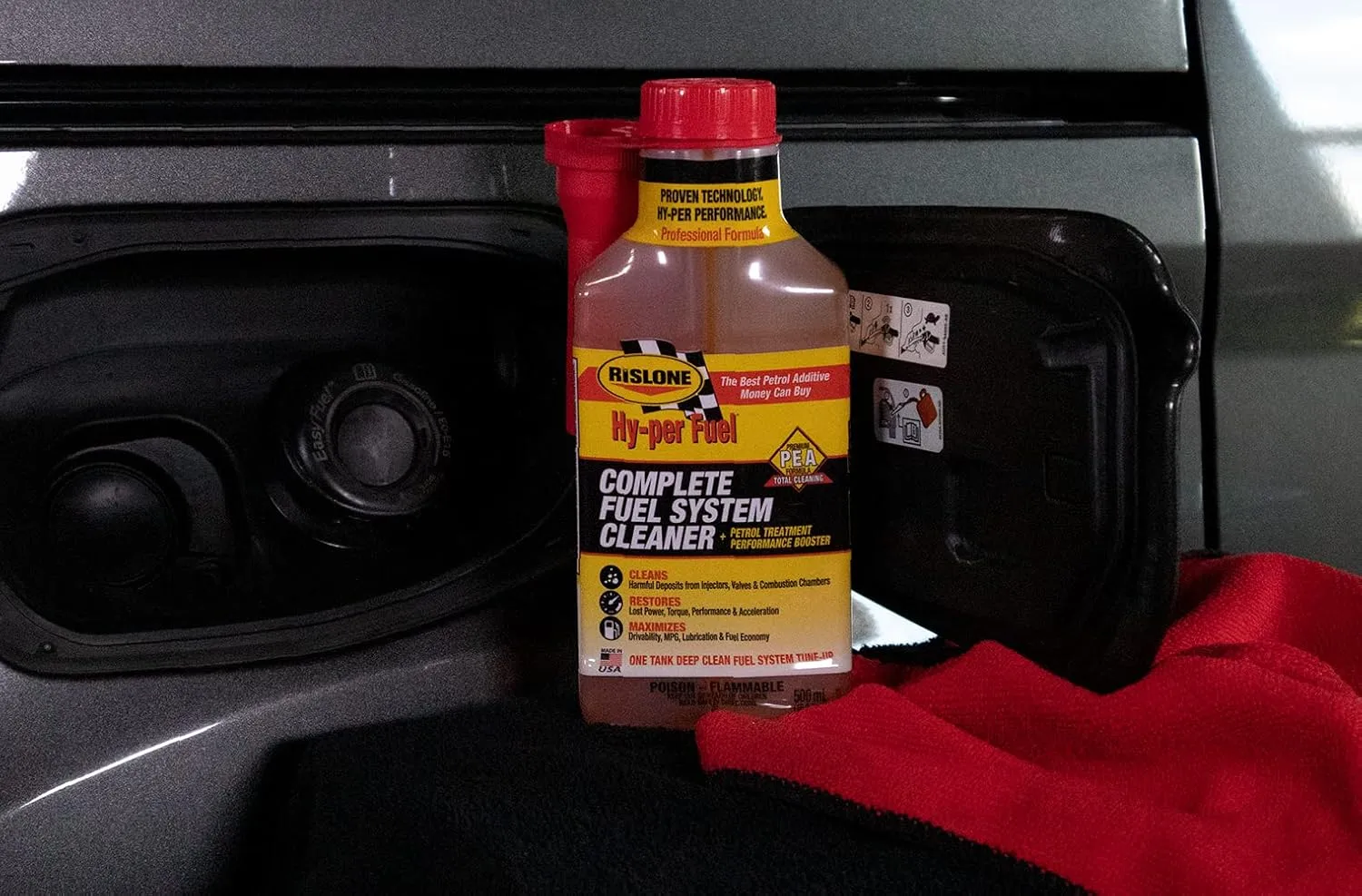 Rislone 4700 Hy-per Fuel Complete Fuel System Cleaner, 16.9 oz. 1 Pack