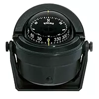 Ritchie Navigation B-81 Voyager Bracket Mount Combi-Dial Compass, Black, 3"