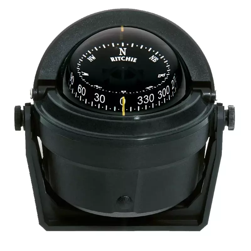 Ritchie Navigation B-81 Voyager Bracket Mount Combi-Dial Compass, Black, 3"