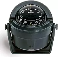 Ritchie Navigation B-81 Voyager Bracket Mount Combi-Dial Compass, Black, 3"