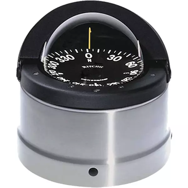 Ritchie DNP-200 Navigator Compass - Binnacle Mount - Polished Stainless Steel/Black