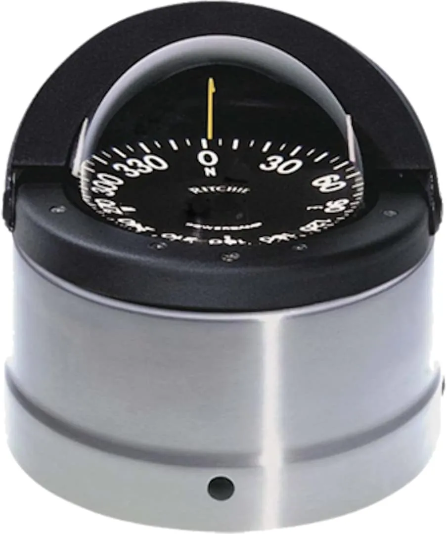 Ritchie DNP-200 Navigator Compass - Binnacle Mount - Polished Stainless Steel/Black
