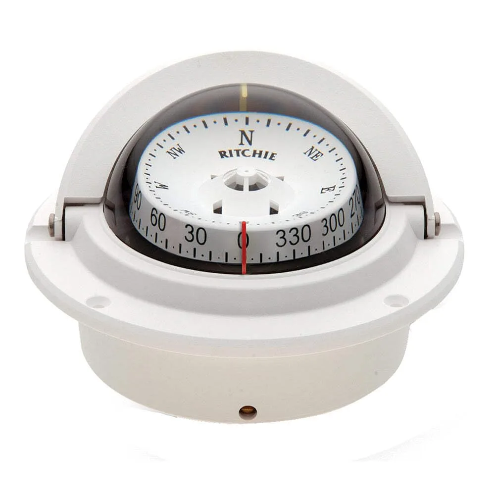 Ritchie F-83W Voyager Compass Flush Mount 3" Combi White