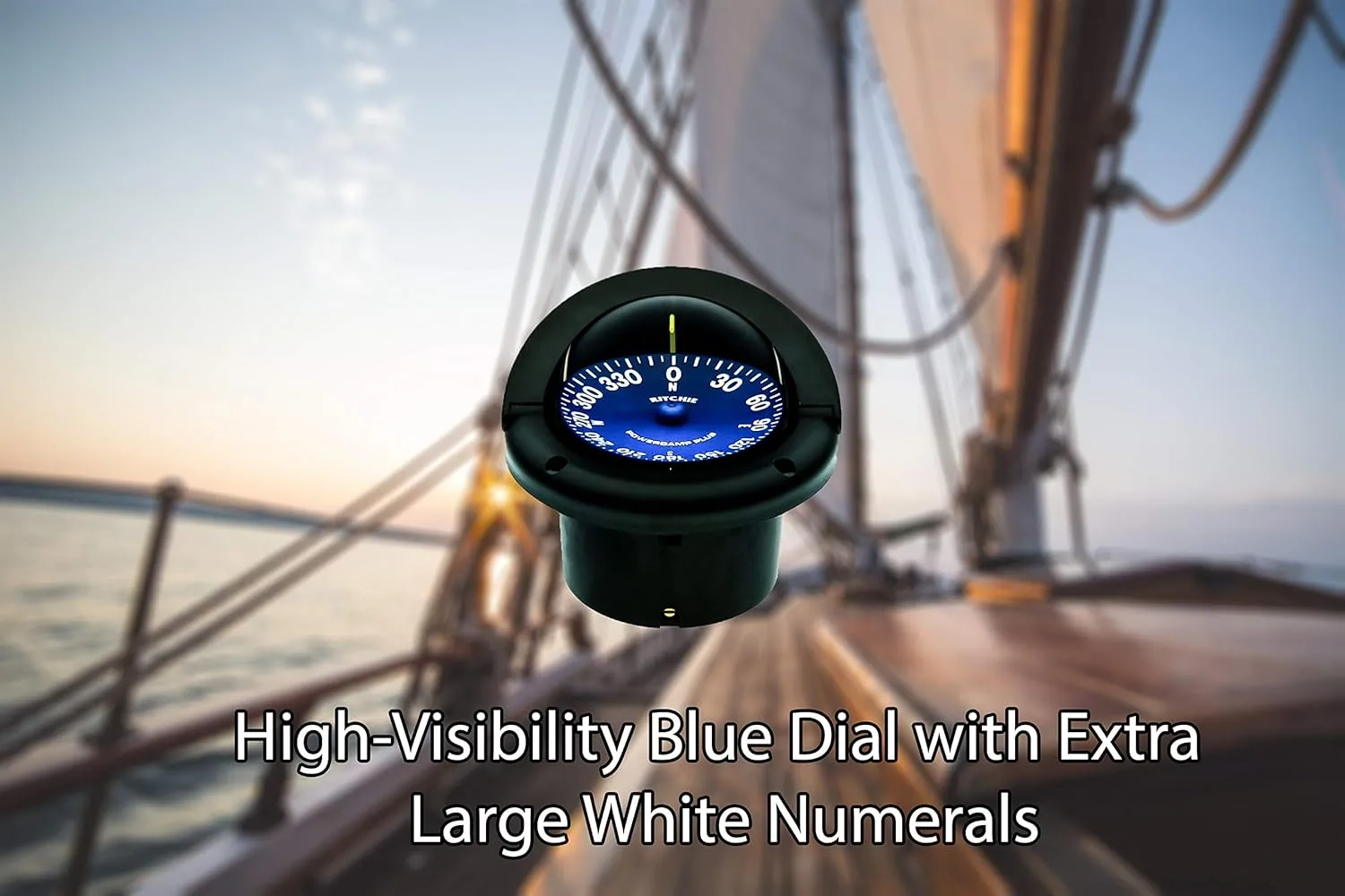 RITCHIE Marine Compass with Built-In Illumination and Compensators
