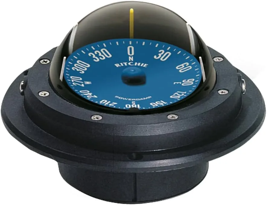 Ritchie RU-90 Voyager Compass - Flush Mount - Black