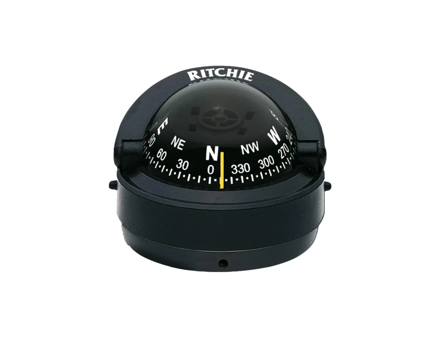 S-53 Ritchie Navigation Explorer Compass 2 3/4-Inch Dial with Surface Mount, Black