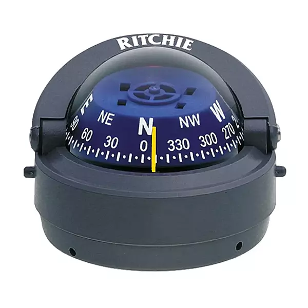 Ritchie S-53G Explorer Compass - 2-3/4" Dial, Surface Mount, Black