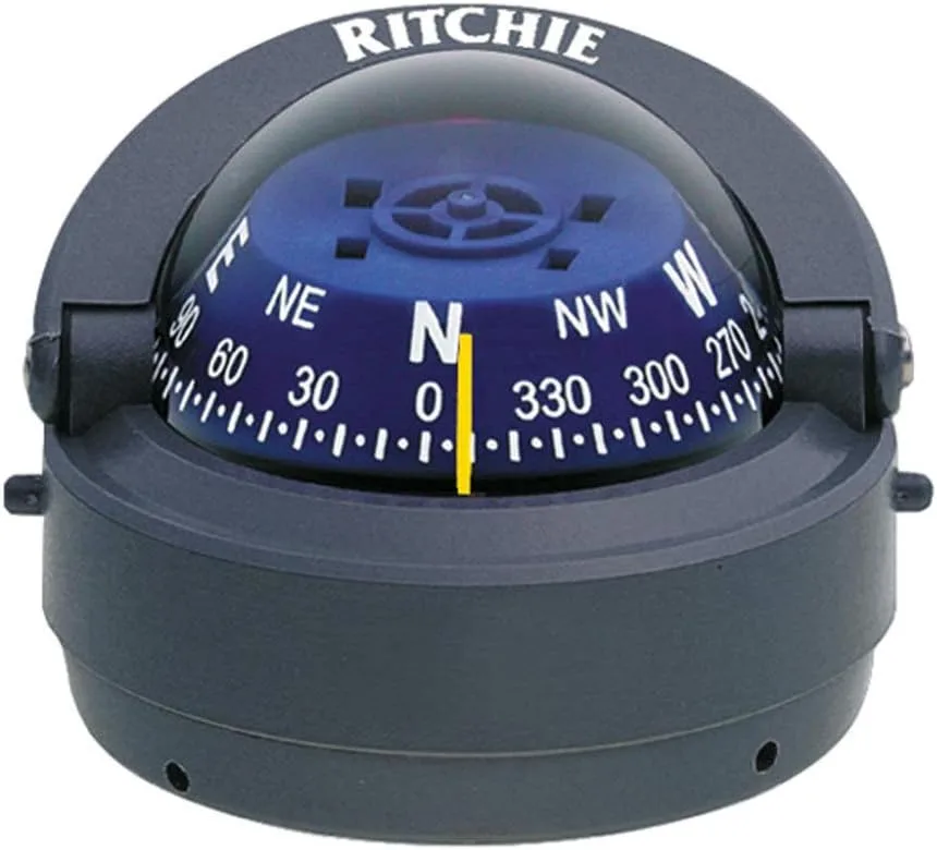 Ritchie S-53G Explorer Compass - 2-3/4" Dial, Surface Mount, Black