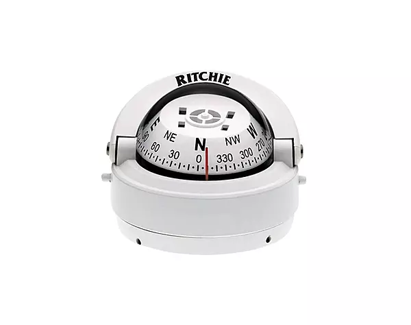 Ritchie S-53W Surface Mount Compass 2.75" Dial White