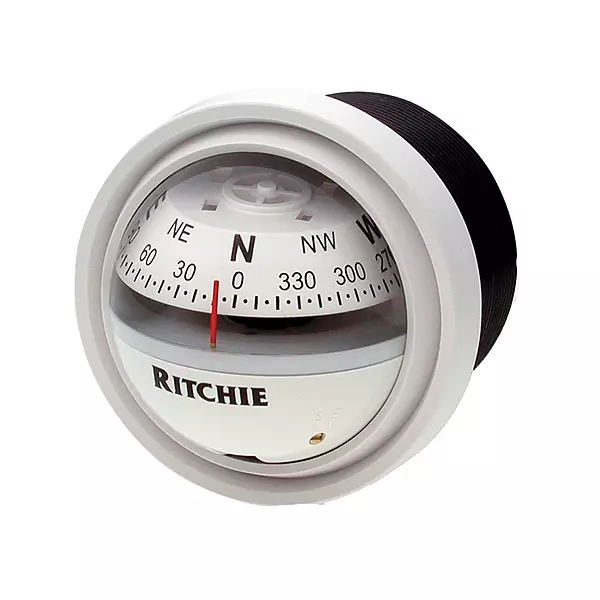 Ritchie V-57W.2 Explorer Compass - Dash Mount - White