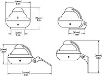 Ritchie X-10B-M RitchieSport Compass - Bracket Mount - Black
