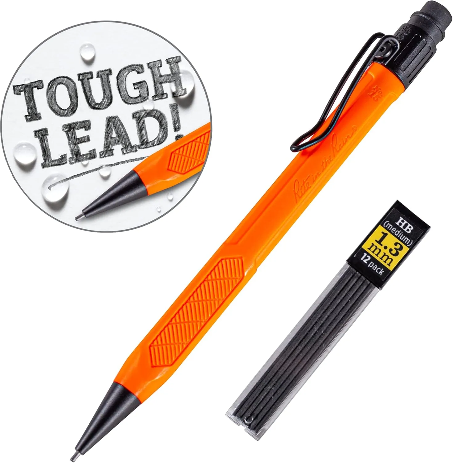 RITE IN THE RAIN Weatherproof Mechanical Pencil, 1.3mm HB Lead