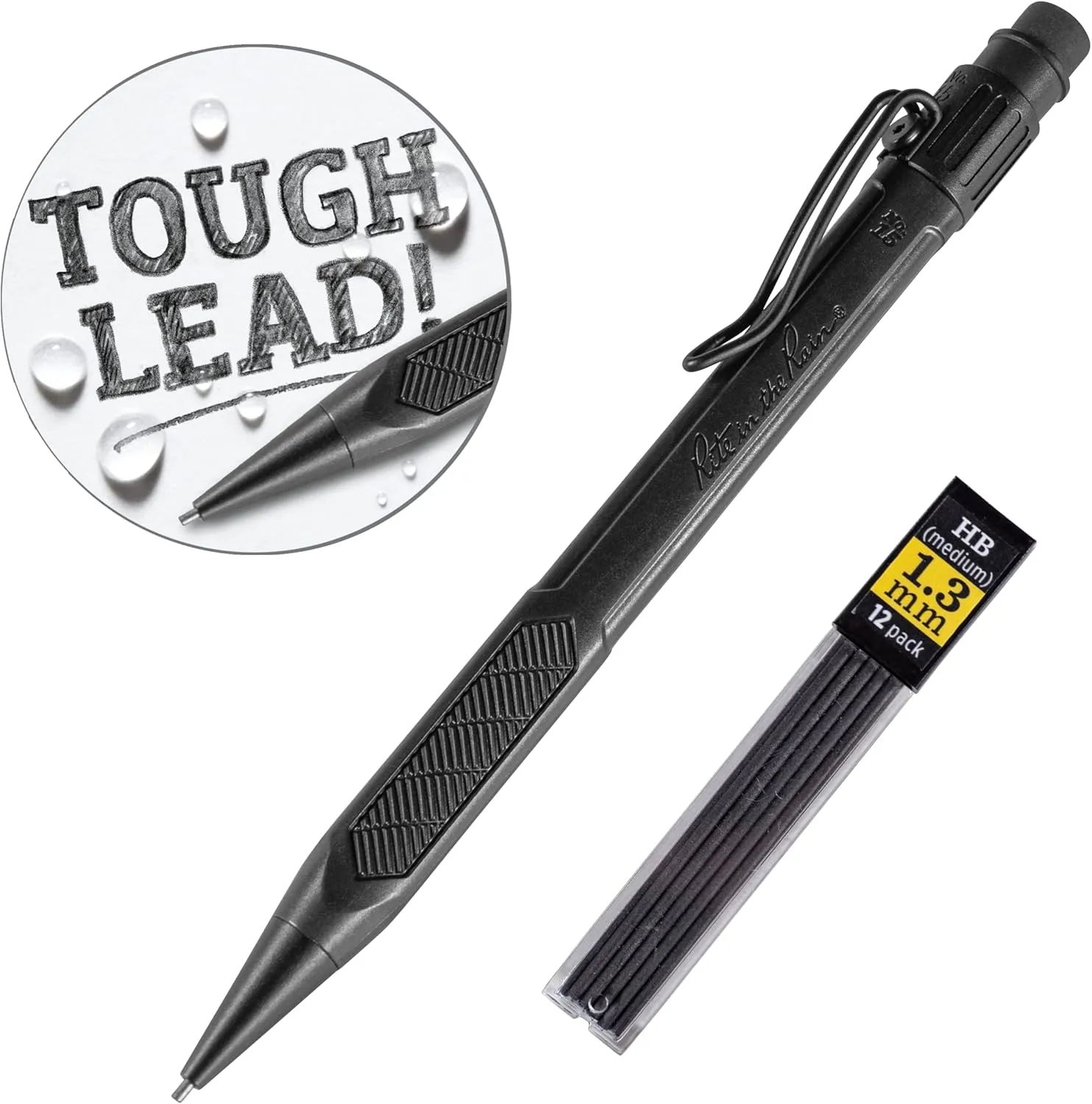 RITE IN THE RAIN Weatherproof Mechanical Pencil, 1.3mm HB Lead