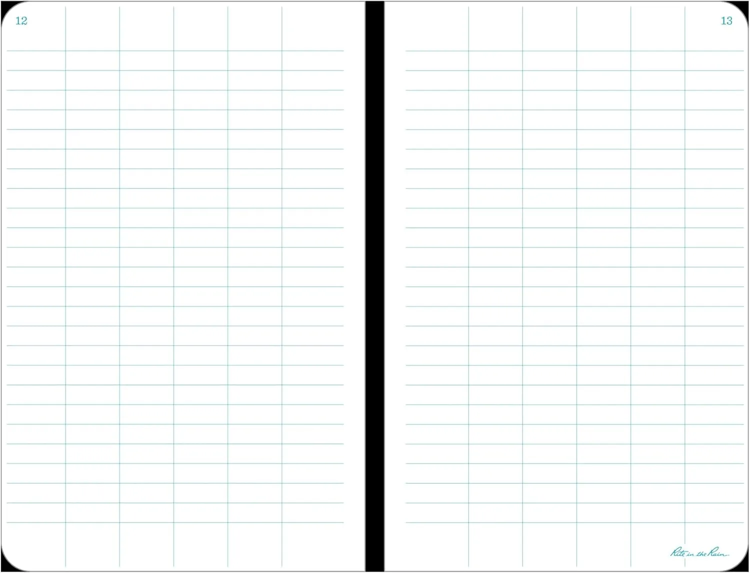RITE IN THE RAIN Weatherproof Hard Cover Notebook, 4.75" x 7.5"