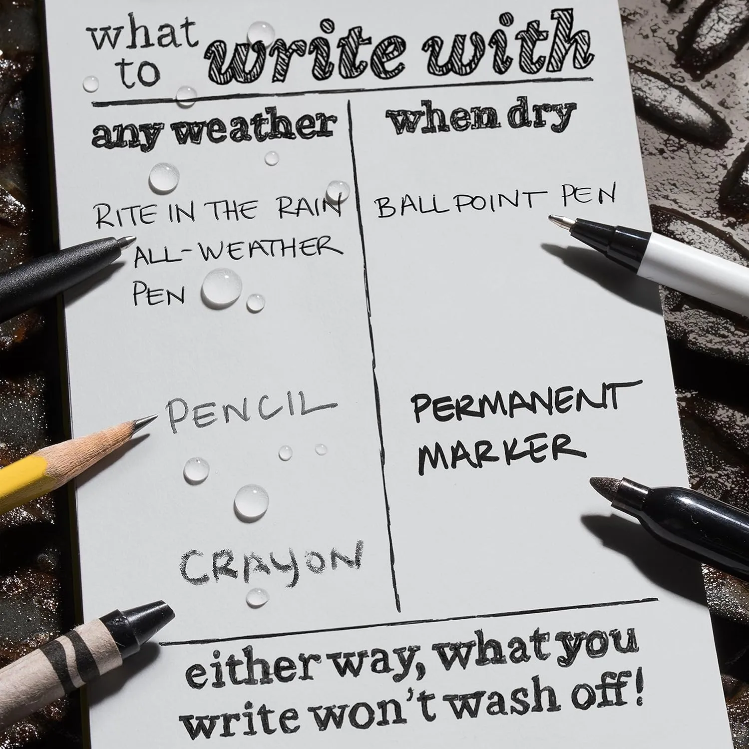 Rite in the Rain Weatherproof Top Bound Notebook, Field-Flex Cover