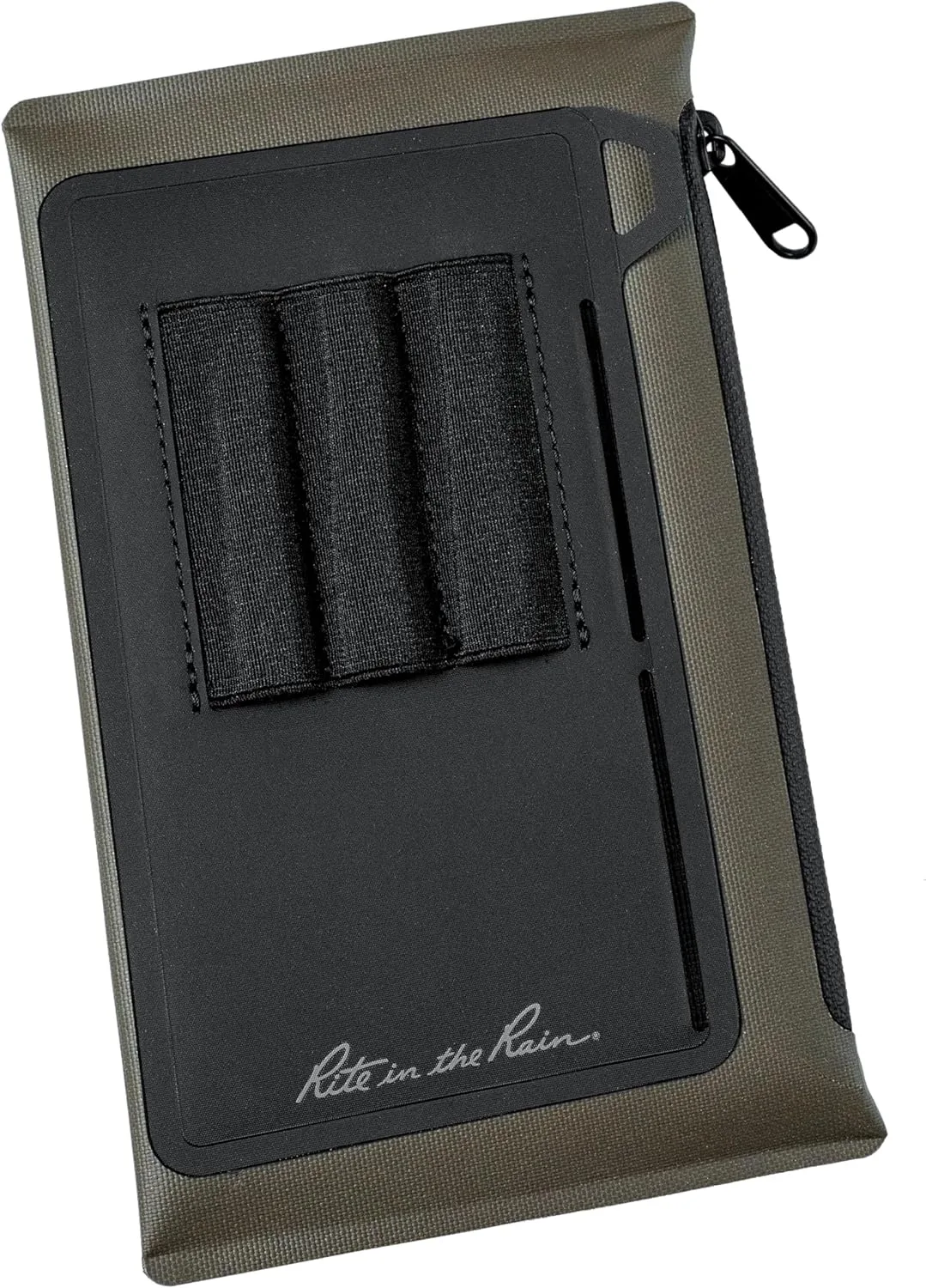 Rite in the Rain Monsoon Dirtbag, 4.5” x 7.75”, Notebook Storage Organizer, Green TPU (No. P970)