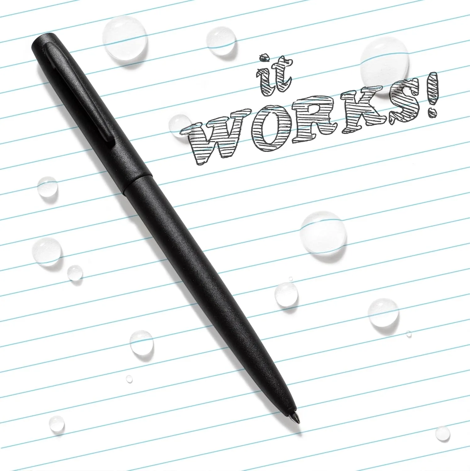 RITE IN THE RAIN Weatherproof Metal Clicker Pen