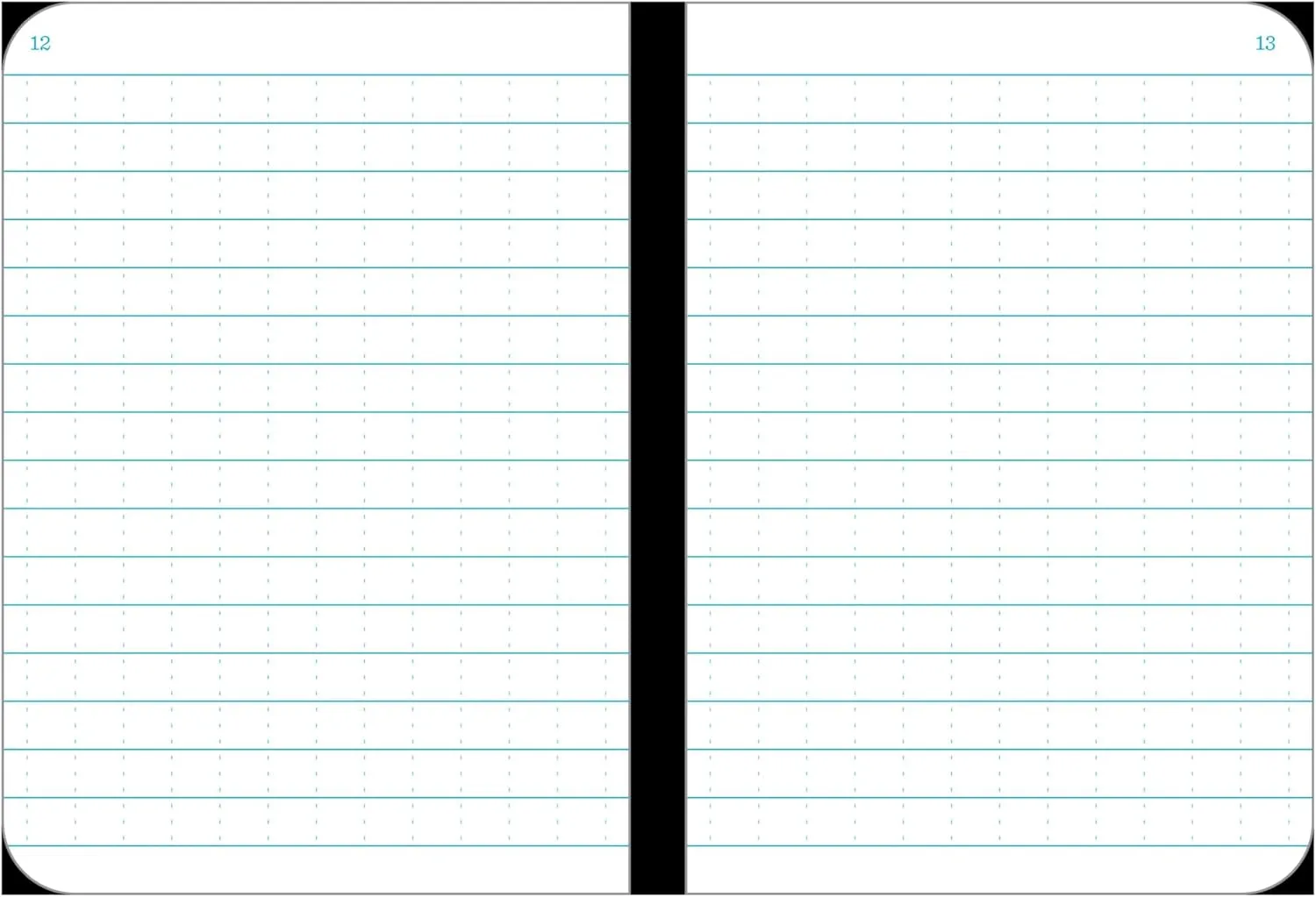 RITE IN THE RAIN Weatherproof Mini-Stapled Notebook, Field-Flex Cover, Universal Pattern