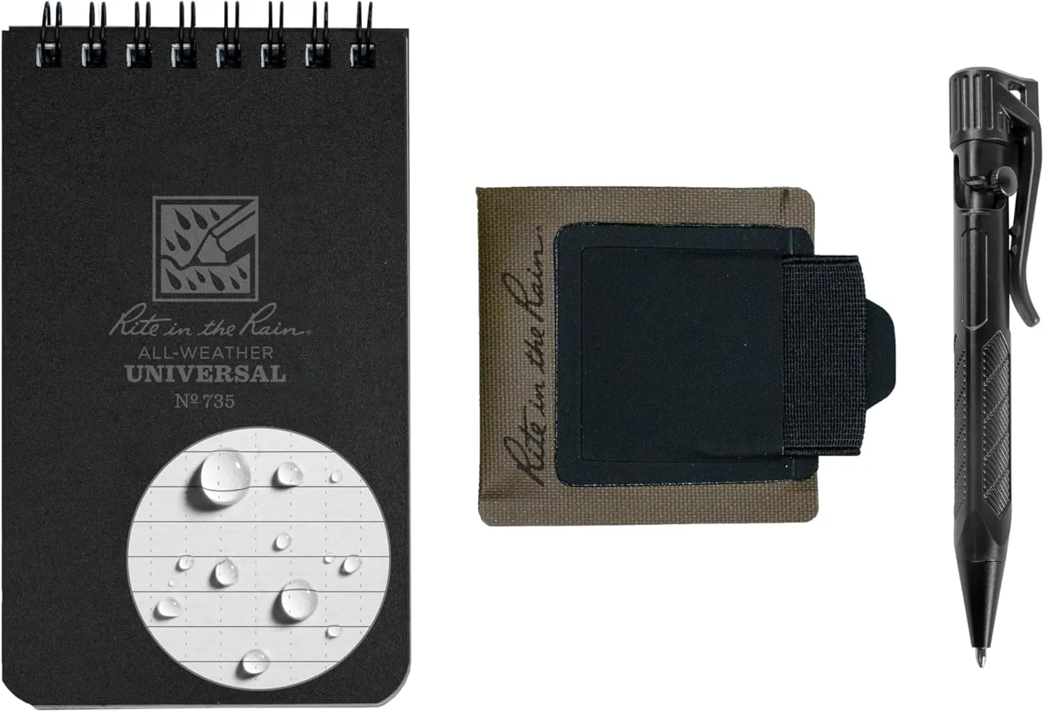 RITE IN THE RAIN Monsoon Adhesive Pen & Card Holder