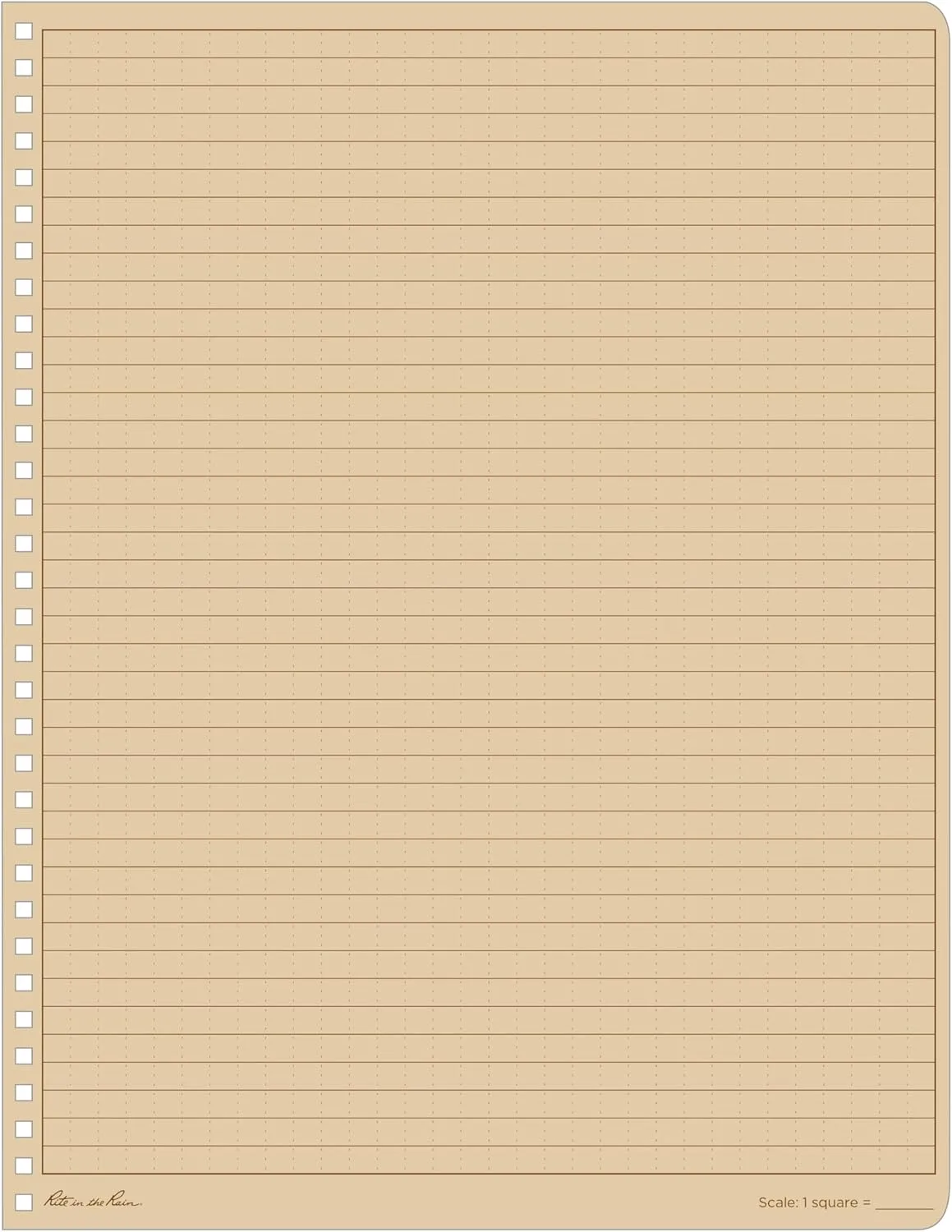 RITE IN THE RAIN Weatherproof Side Spiral Notebook