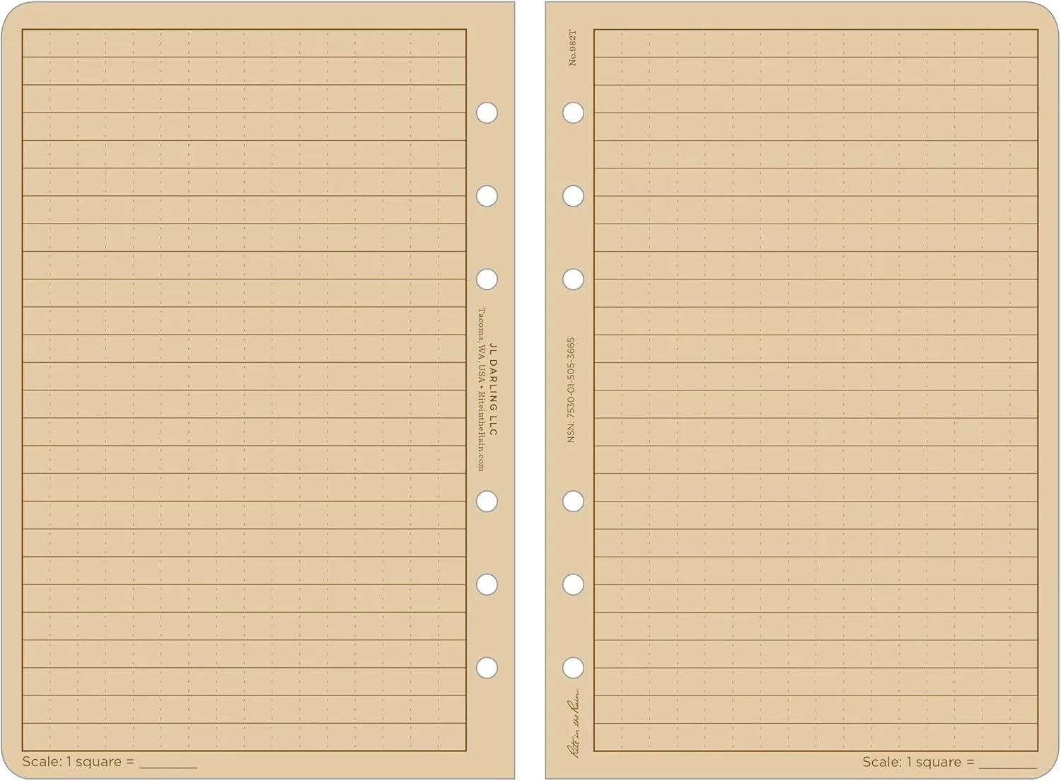 RITE IN THE RAIN Weatherproof Binder Kit with CORDURA Cover, Polydura Binder, All-Weather Loose Leaf, Weatherproof Pen