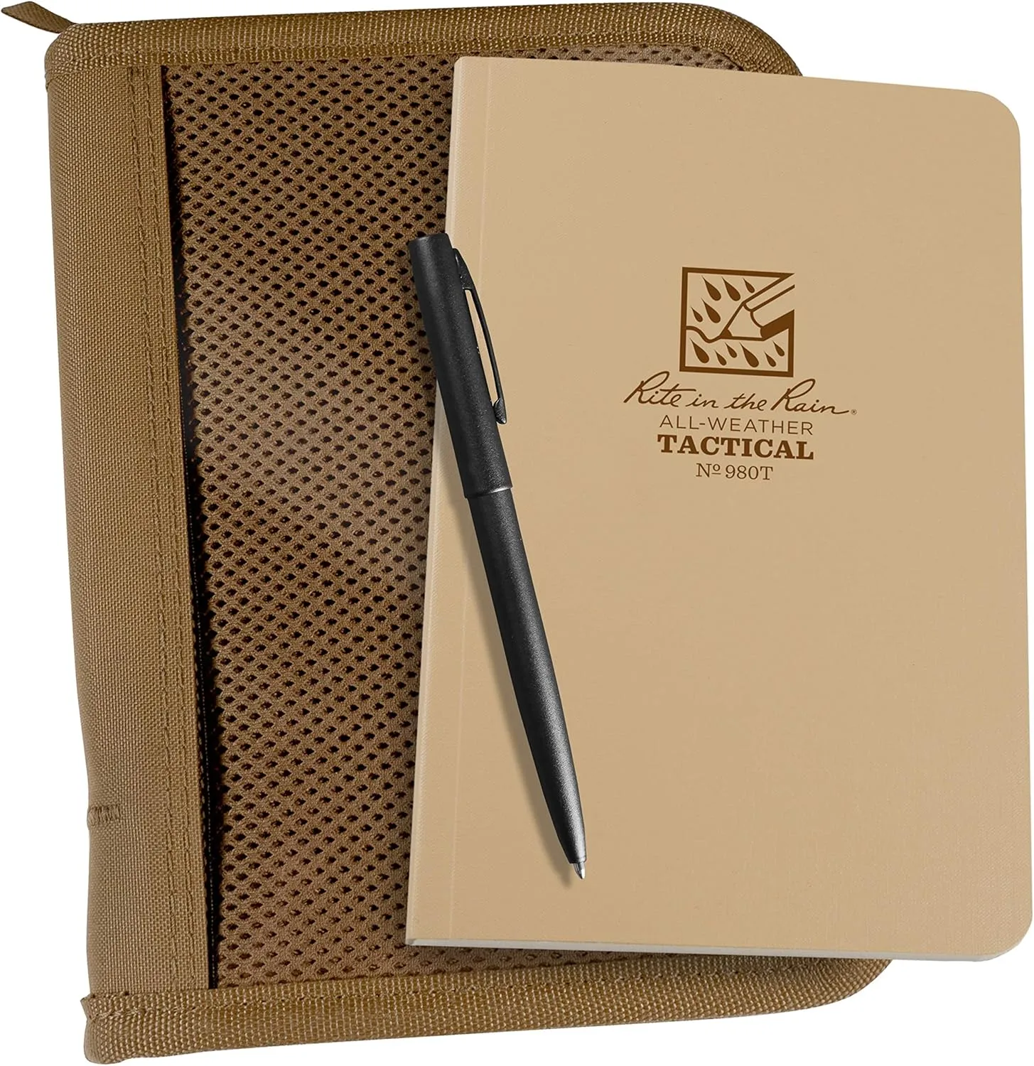 Rite in the Rain Weatherproof Battle Board Tactical Field Kit: Tan Cordura® Fabric Cover