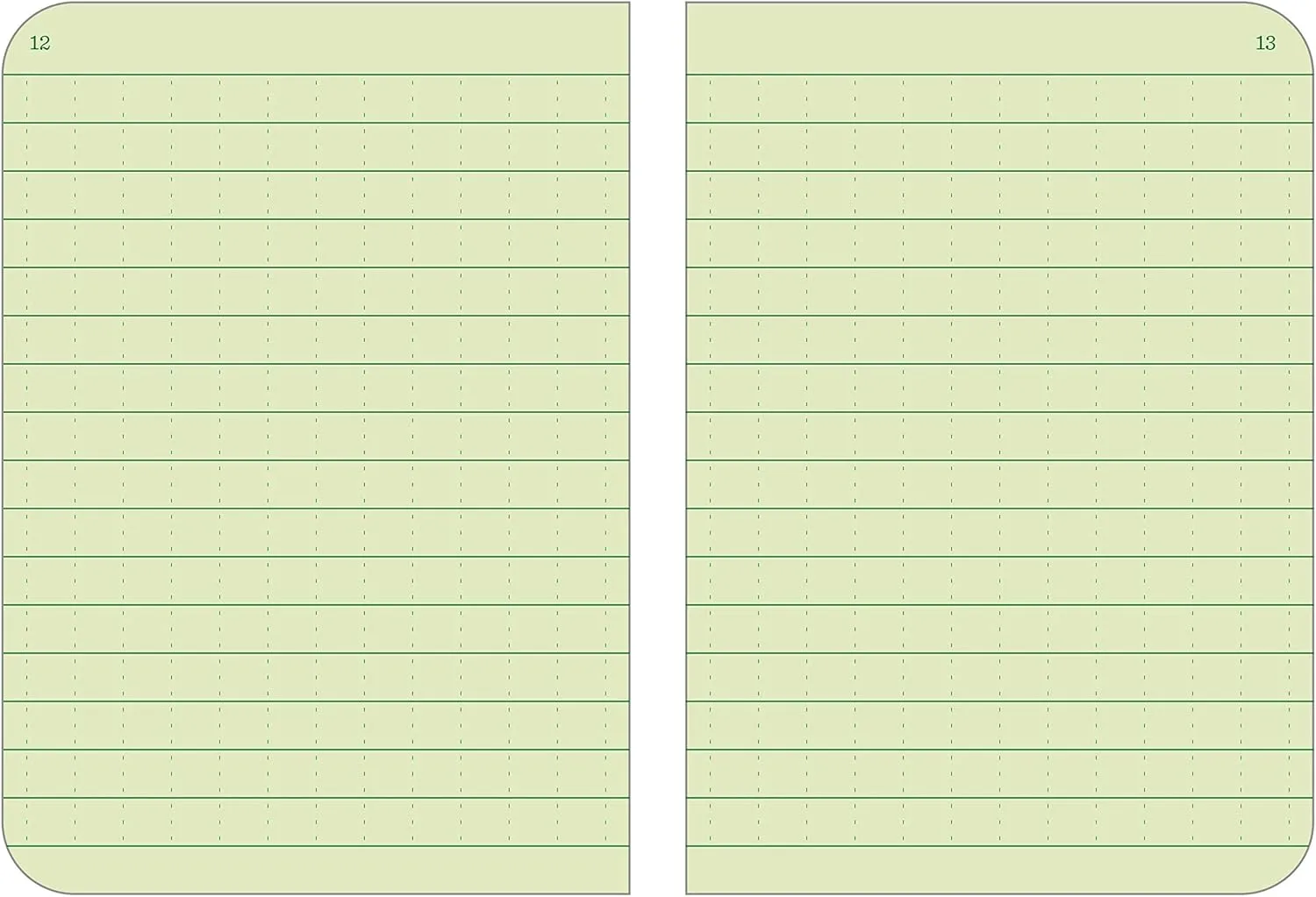 RITE IN THE RAIN Weatherproof Mini-Stapled Notebook, Field-Flex Cover, Universal Pattern