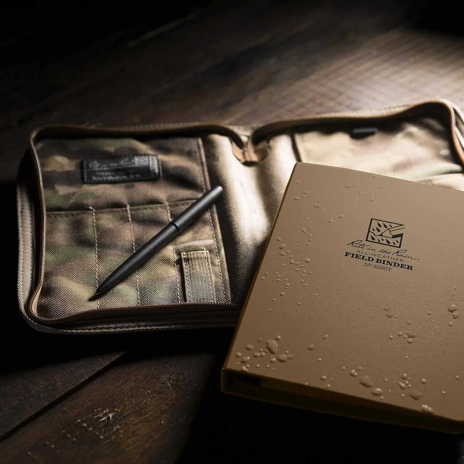 RITE IN THE RAIN Weatherproof Binder Kit with CORDURA Cover, Polydura Binder, All-Weather Loose Leaf, Weatherproof Pen