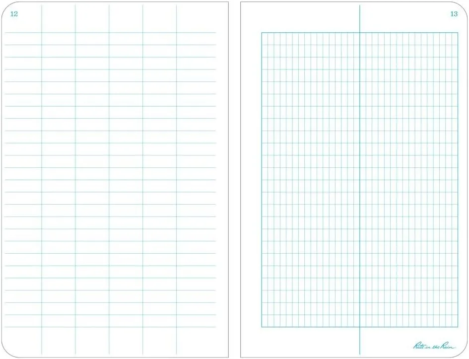 RITE IN THE RAIN Weatherproof Hard Cover Notebook, 4.75" x 7.5"