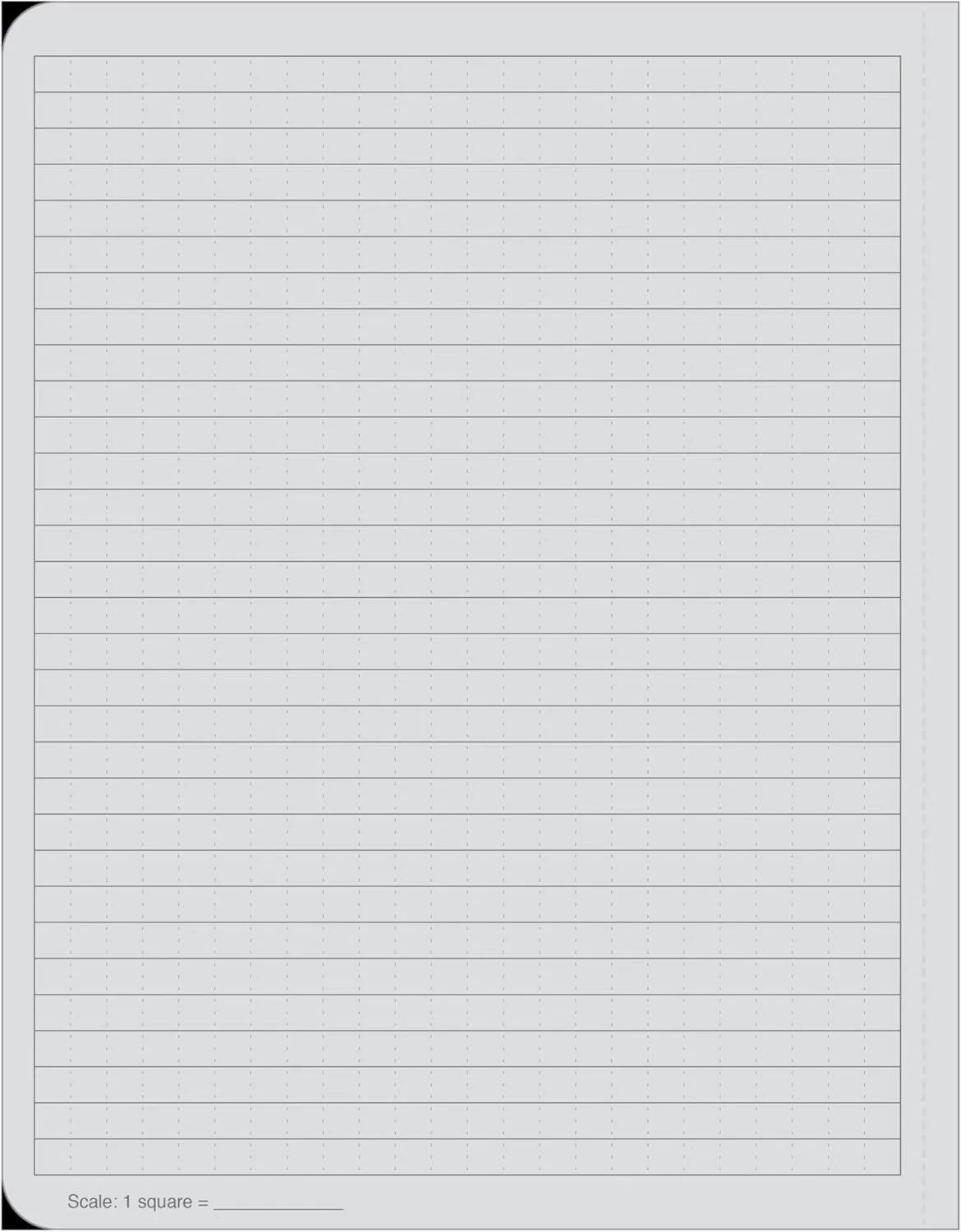 Rite in the Rain Weatherproof Hard Cover Notebook, 6.75" x 8.75", Universal Pattern